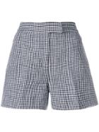 Michael Michael Kors Chekered Style Short Shorts - Black