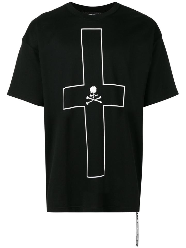 Mastermind Japan Cross Print T-shirt - Black