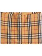 Burberry Kids Vintage Check Cashmere Snood - Yellow