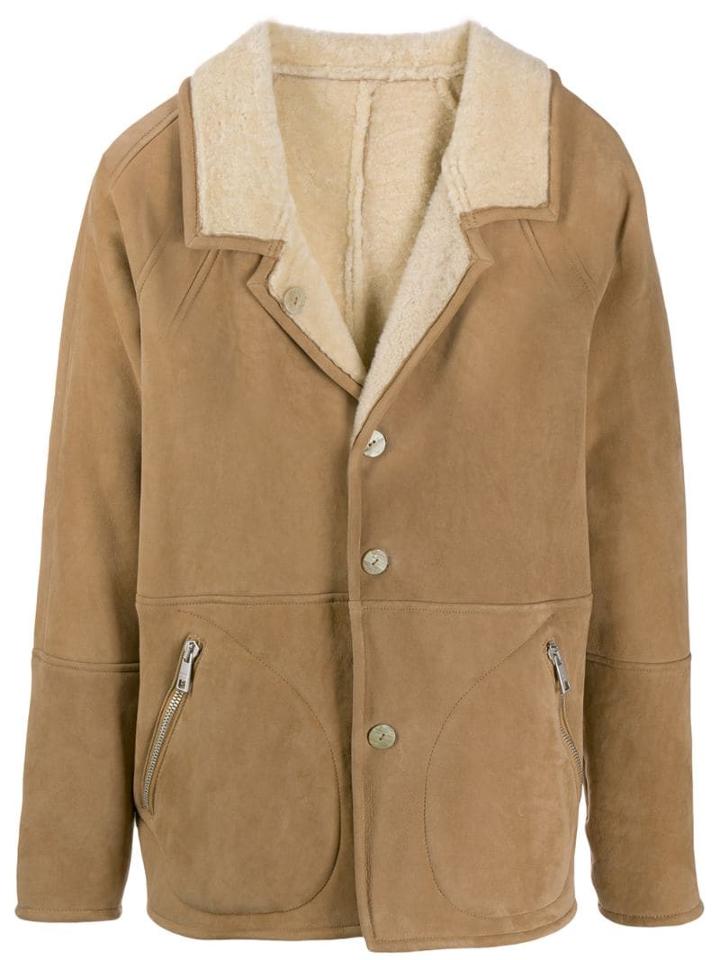 Giorgio Brato Shearling Jacket - Neutrals