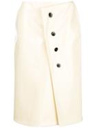 Jil Sander High-waisted Wrap Skirt - White