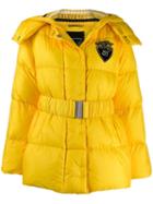 Ermanno Scervino Hooded Padded Jacket - Yellow