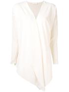 Ballsey Asymmetric Cardigan - White