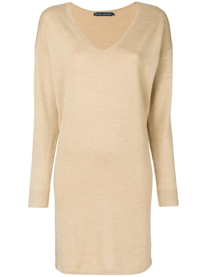 Ralph Lauren Knitted Dress - Nude & Neutrals