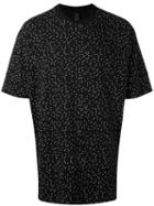Odeur - Polka-dot T-shirt - Unisex - Cotton - L, Black, Cotton
