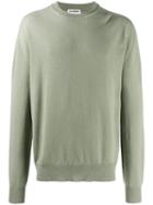Jil Sander Round Neck Sweater - Green