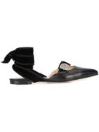 Chloe Gosselin Lilas Pointed Toe Ballerinas - Black