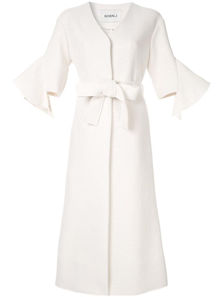 Goen.j Short-sleeved Coat - White