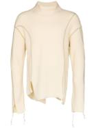 Sulvam Roll Neck Knitted Jumper - White