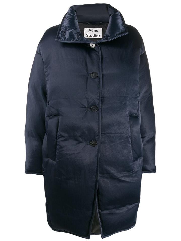 Acne Studios Cocoon Down Coat - Blue
