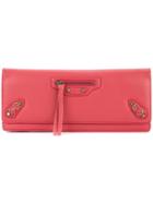 Balenciaga Vintage Classic City Long Clutch - Red
