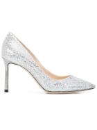 Jimmy Choo Romy Silver Pumps - Metallic