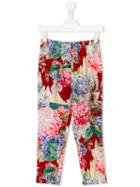 Gucci Kids Hydrangea Print Trousers, Girl's, Size: 8 Yrs