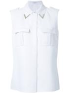 Mugler Sleeveless Shirt - White
