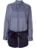 A.f.vandevorst '161 Caravan' Shirt, Women's, Size: 38, Blue, Cotton/silk