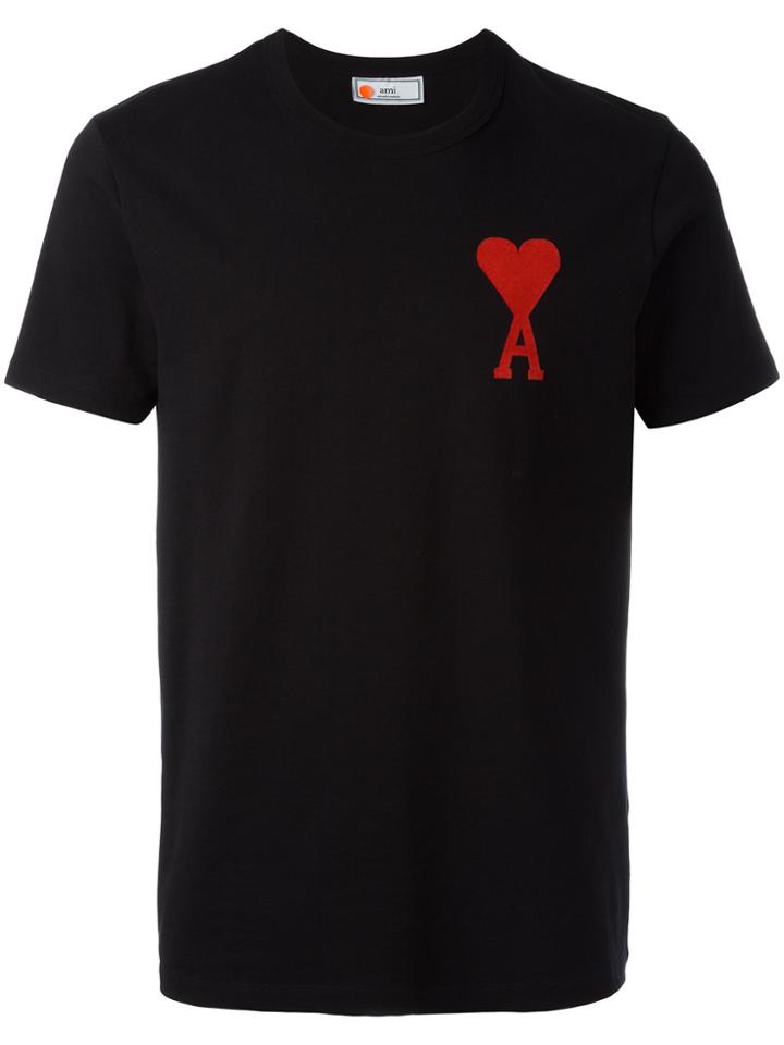 Ami Alexandre Mattiussi Ami De Coeur T-shirt - Black