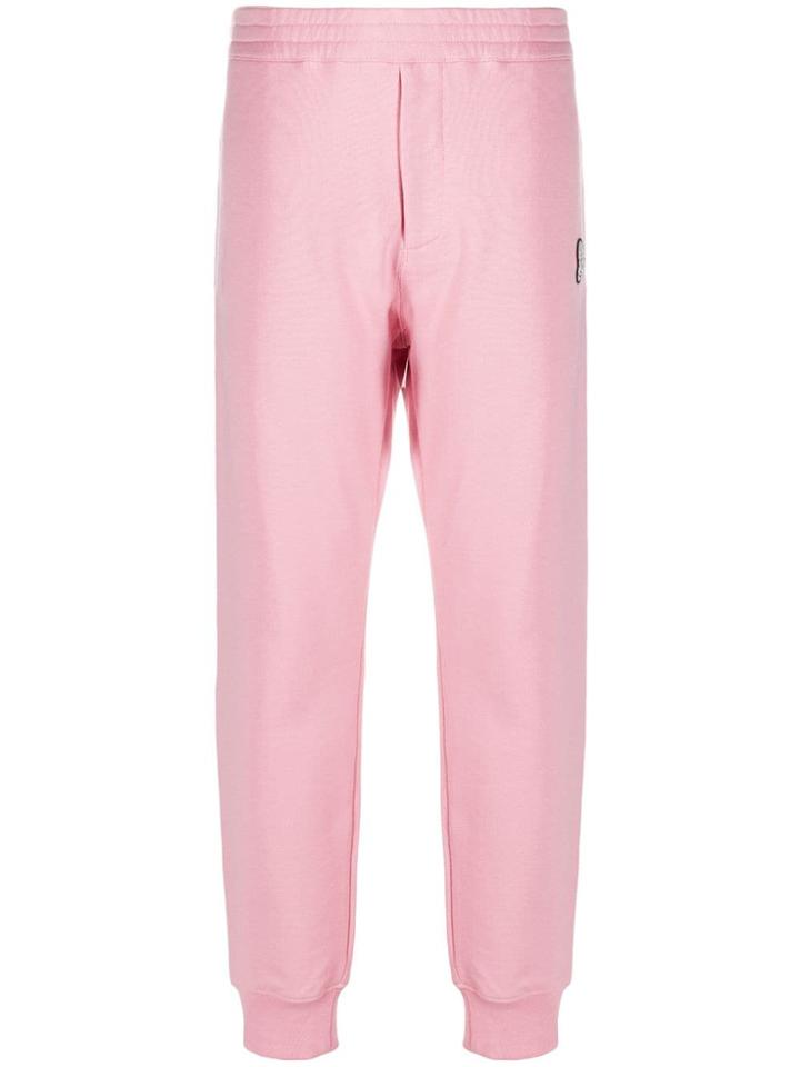 Alexander Mcqueen Skull Patch Track Pants - Pink