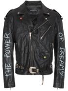 Balenciaga The Power Of Dreams Leather Jacket - Black
