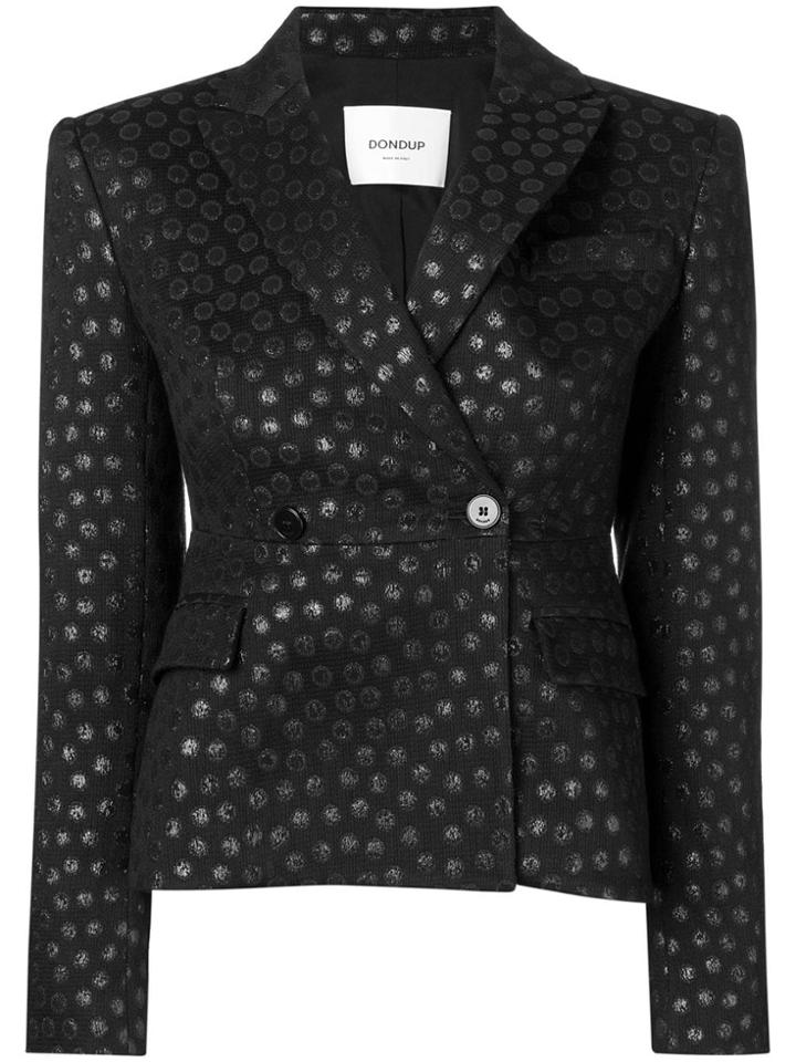 Dondup Dotted Fitted Jacket - Black