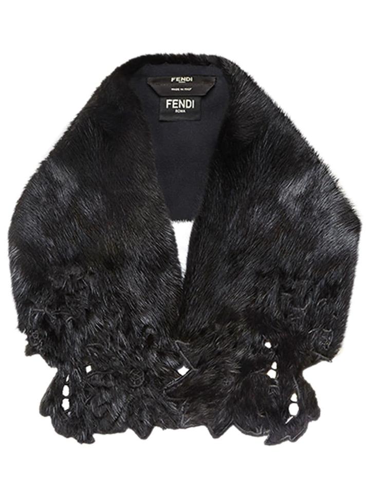 Fendi Mink Fur Collar - Black