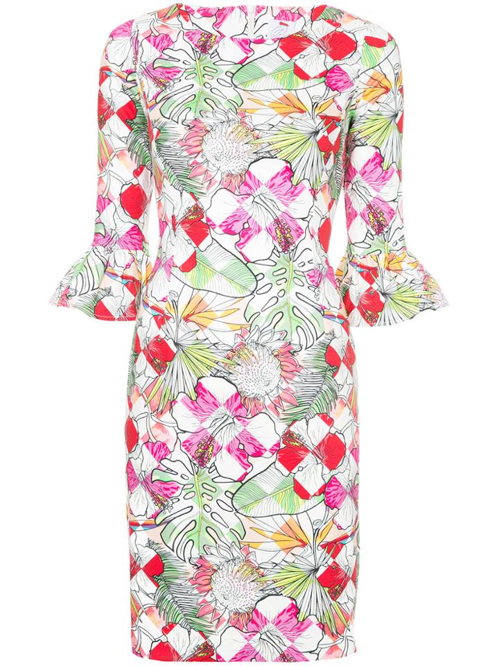 Ultràchic Bloom Print Mini Dress - Multicolour