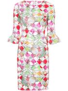 Ultràchic Bloom Print Mini Dress - Multicolour