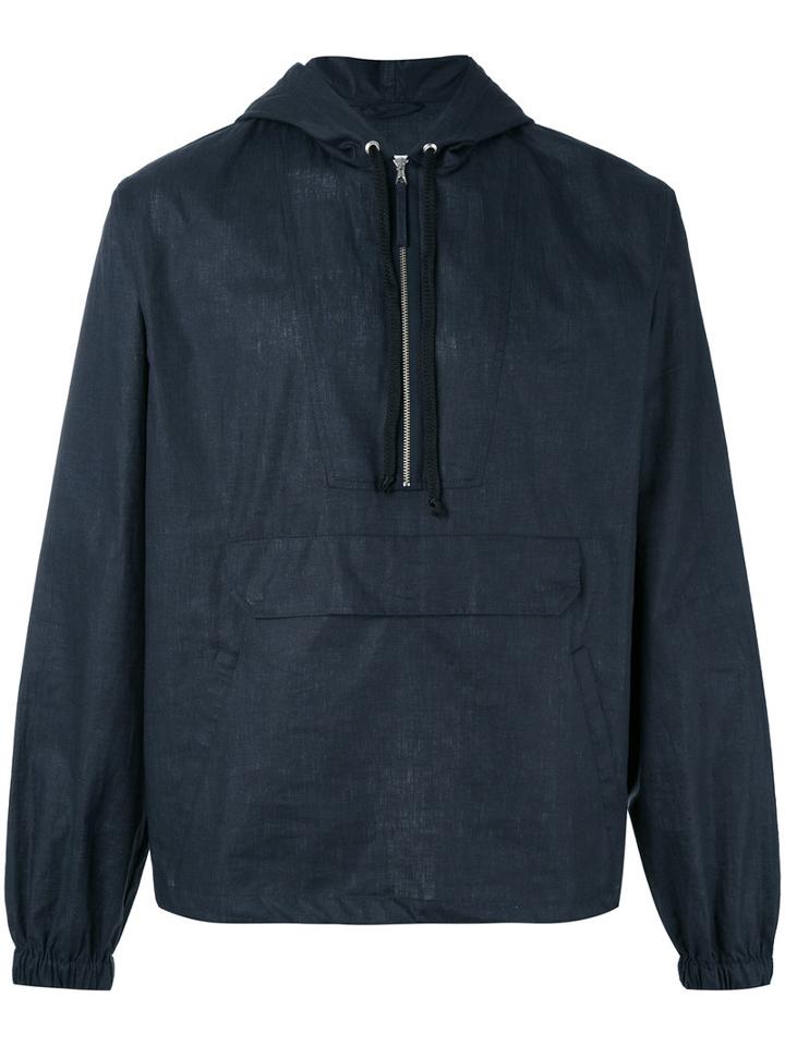 Très Bien - 'pop Over' Jacket - Men - Cotton/linen/flax - 52, Blue, Cotton/linen/flax
