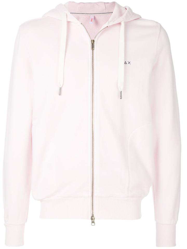 Sun 68 Classic Zipped Hoodie - Pink & Purple