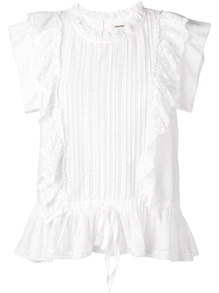 Zadig & Voltaire Ruffle-trimmed Blouse - White