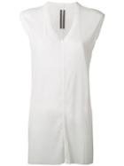 Rick Owens Scoop Neck T-shirt, Women's, Size: 40, White, Cotton