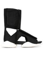 Rick Owens Rick Owens X Adidas Cargo Sandals, Men's, Size: 6, Black, Rubber/cotton