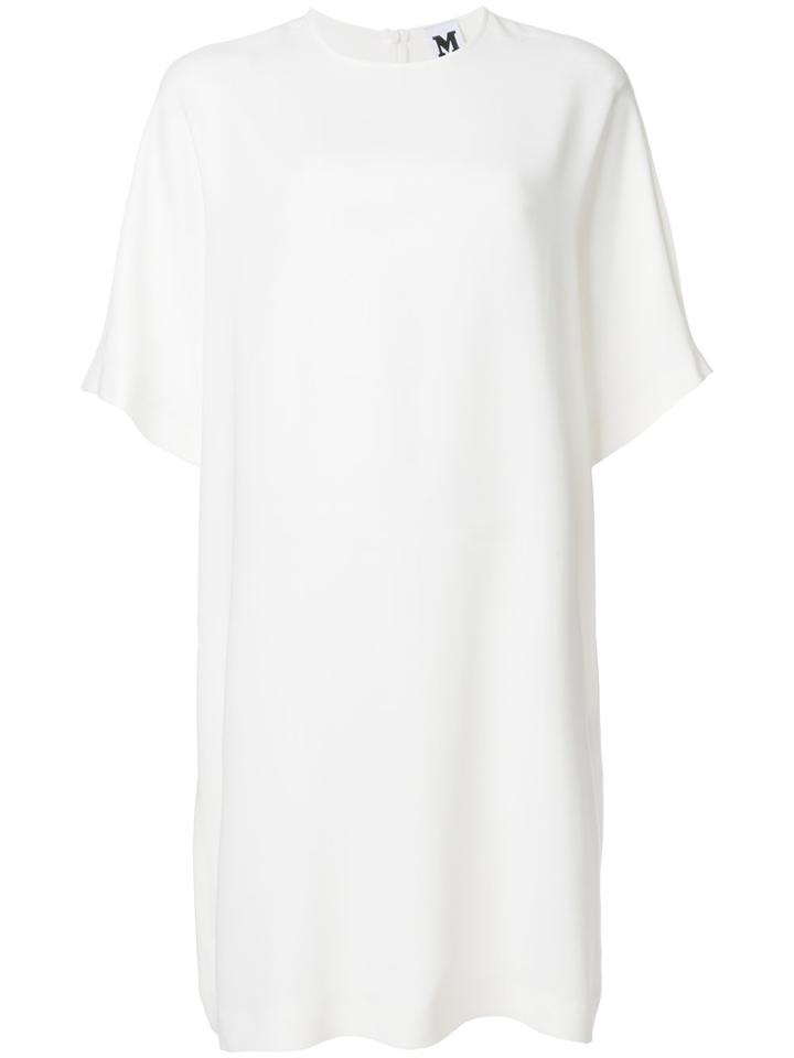 M Missoni Oversized Short-sleeved Dress - White