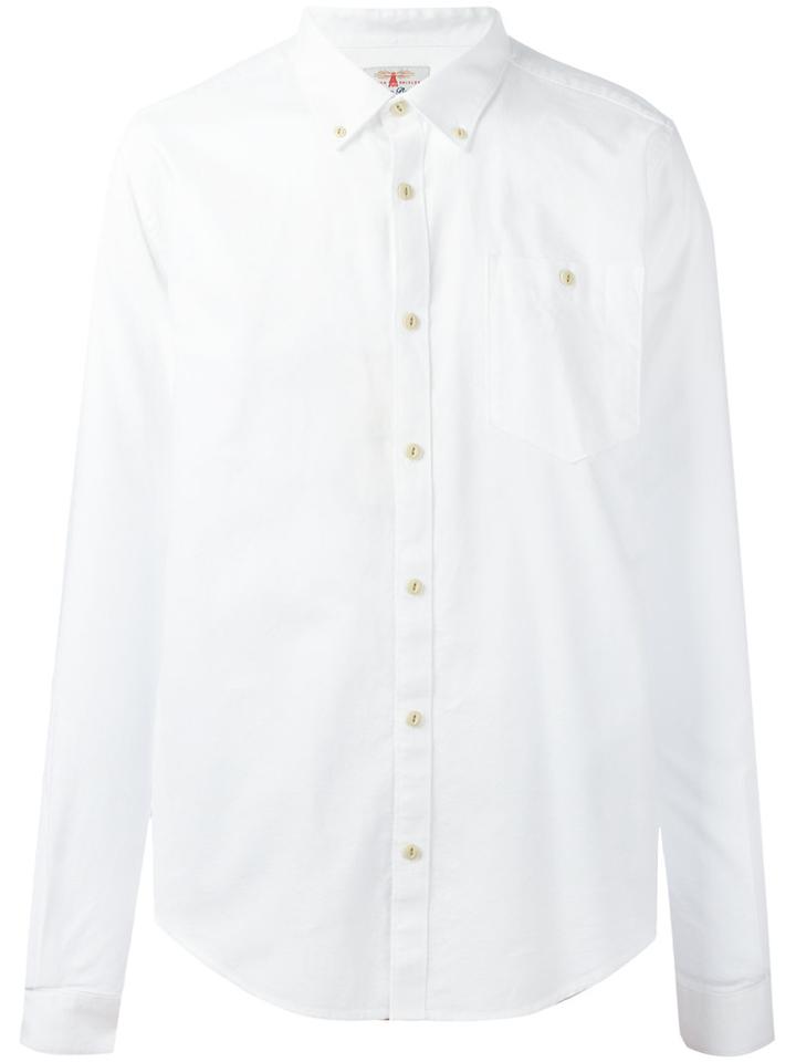 Barbour Charles Oxford Shirt, Men's, Size: Medium, White, Cotton