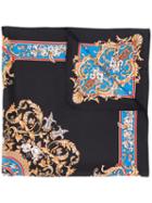 Sandro Paris Baroque Print Scarf - Black