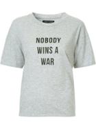 Nobody Denim Nobody Wins A War T-shirt - Grey