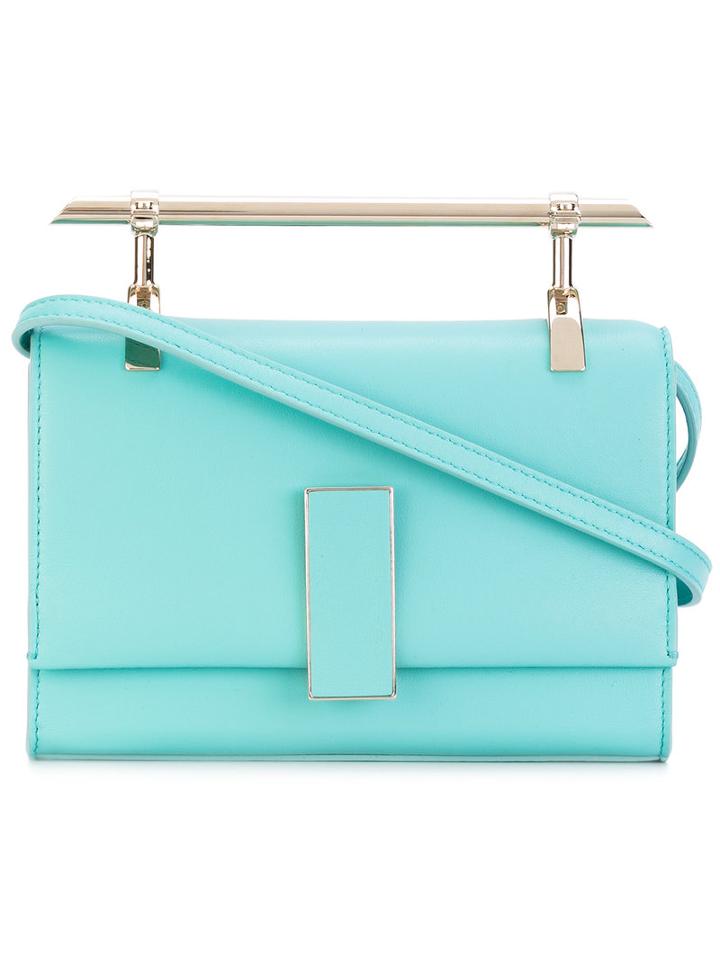 Marcel Seraphine - Bar Handle Shoulder Bag - Women - Calf Leather - One Size, Green, Calf Leather