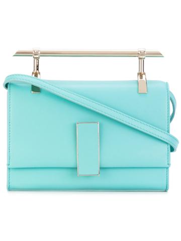 Marcel Seraphine - Bar Handle Shoulder Bag - Women - Calf Leather - One Size, Green, Calf Leather