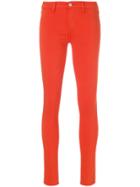 J Brand Classic Skinny-fit Jeans - Red