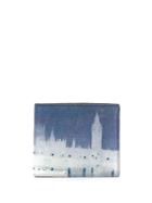 Paul Smith London Skyline Print Wallet - Blue