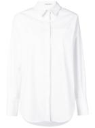 Alberta Ferretti Curved Hem Shirt - White