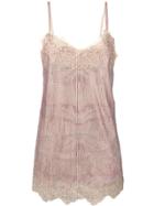 Ermanno Scervino Crystal Embellished Dress - Pink