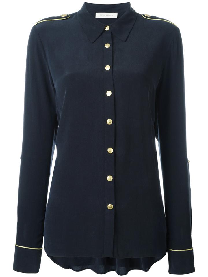 Pierre Balmain Shoulder Straps Shirt - Blue