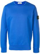 Stone Island Classic Jersey Sweater - Blue