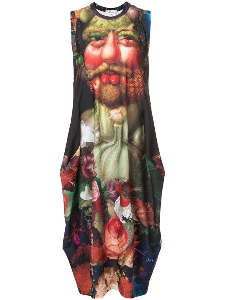 Comme Des Garçons Printed Tank Dress - Multicolour