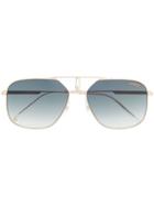 Carrera Logo-plaque Aviator Suglasses - Gold