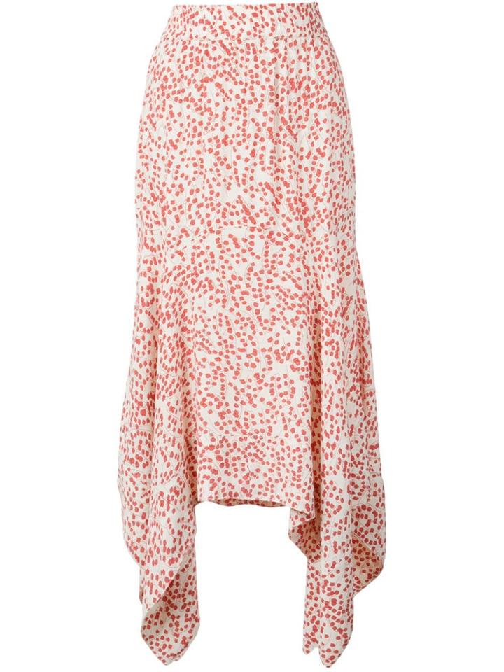 Ganni Draped Skirt - Red
