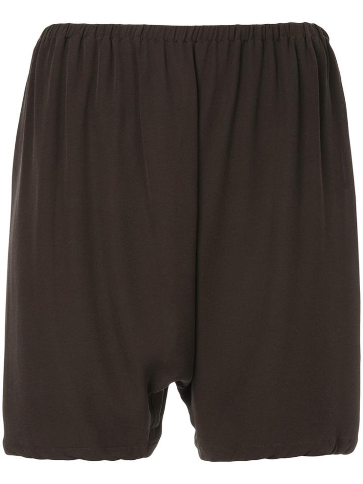 Zambesi Elastic Waist Shorts - Brown