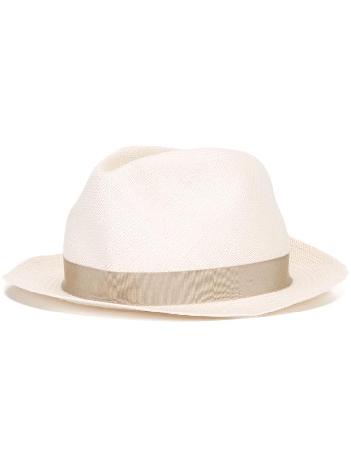 Loro Piana Diane Panama Hat, Women's, Size: Xl, Nude/neutrals, Cotton/viscose/straw