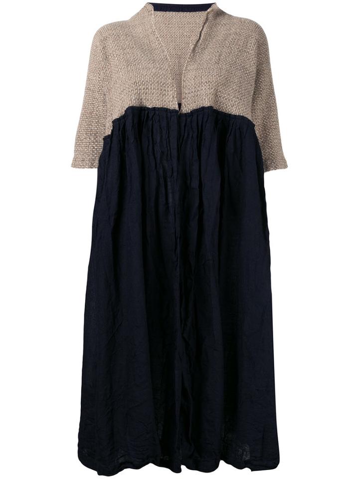 Daniela Gregis Shortsleeved Coat, Women's, Blue, Wool