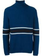 Wood Wood 'patrick' Pullover, Men's, Size: Large, Blue, Polyamide/wool